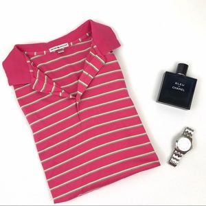 Peter Millar striped size large polo
